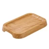 Commercial hot pot side dish plates, melamine tableware, wood-grain imitation trays, special plates for hot pot restaurants, sliced beef and mutton for plating Item Picture